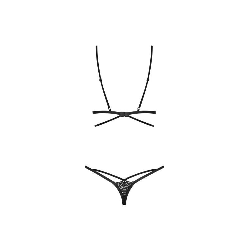 Diyosa 2 Piece Set Black Lingerie Ensemble > Clothes > Bra Sets - Tophatter Daily Deals