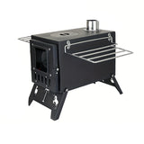 Outdoor Camping Wood Stove Tabletop Heater Outdoor Grills - Tophatter Daily Deals
