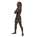 Male Power Sport Mesh Mini Shorts Black Breathable Athletic Mesh > Clothes > Mens Apparel - Tophatter Daily Deals