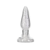 Pillow Talk Fancy Luxurious Glass Anal Plug w Clear Gem > Glass > Toys - Tophatter Daily Deals