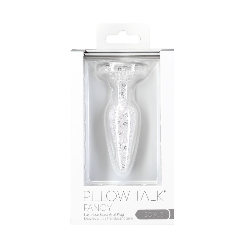 Pillow Talk Fancy Luxurious Glass Anal Plug w Clear Gem > Glass > Toys - Tophatter Daily Deals