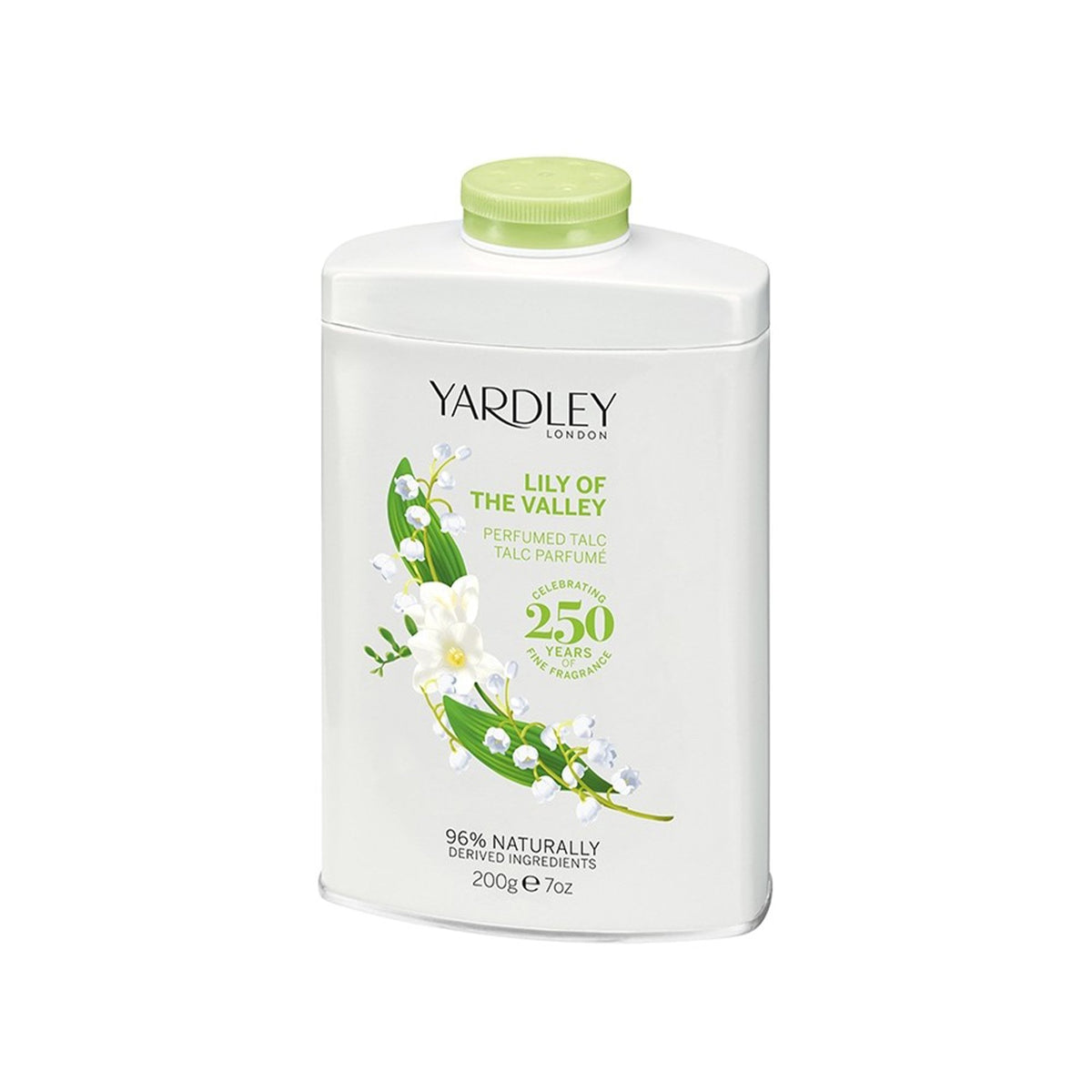 Yardley Lily Of The Valley Fragranced Talc 200g Bottle Default Title - Tophatter Daily Deals