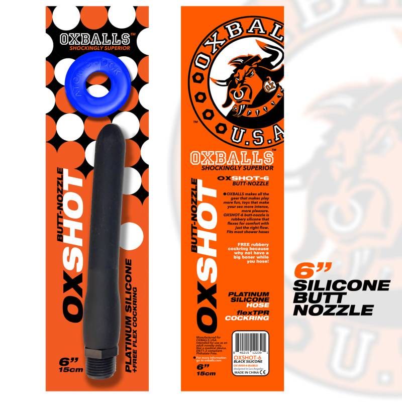 Oxshot Butt Nozzle 6in Shower Hose > Essentials > Douches - Tophatter Daily Deals