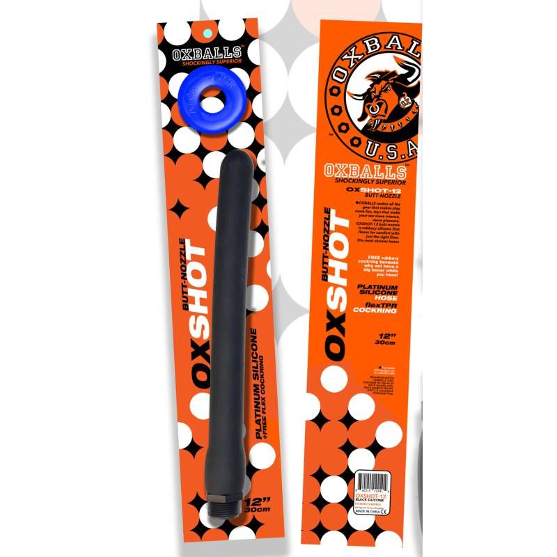 Oxshot Butt Nozzle 12in Shower Hose for Ultimate Cleaning > Essentials > Douches - Tophatter Daily Deals