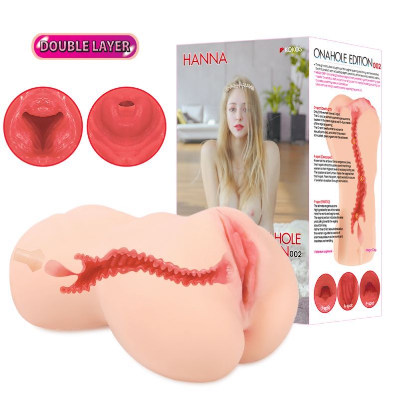 Kokos Hanna Onahole – Dual Layer Vagina Stroker > Sex Toys For Men > Masturbators > Manual - Tophatter Daily Deals