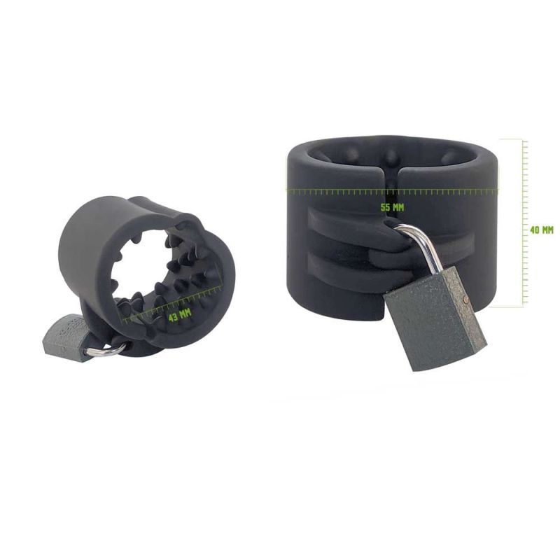 Brutus Cruncher Lockable Spiked Ball Stretcher > Sex Toys For Men > Ball Stretchers - Tophatter Daily Deals