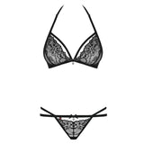 Black 2 Piece Set for Seductive Lingerie Nights > Clothes > Bra Sets - Tophatter Daily Deals