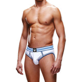 Prowler Open Back Brief White/Blue > Clothes > Open Back Underwear - Tophatter Daily Deals