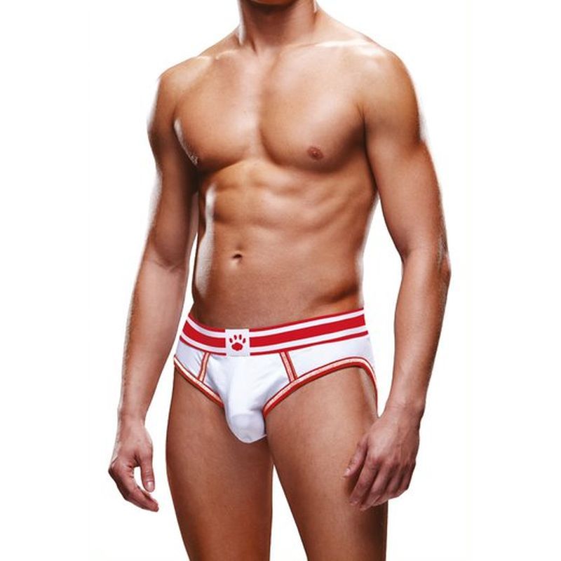 Prowler Open Back Brief White/Red > Clothes > Open Back Underwear - Tophatter Daily Deals