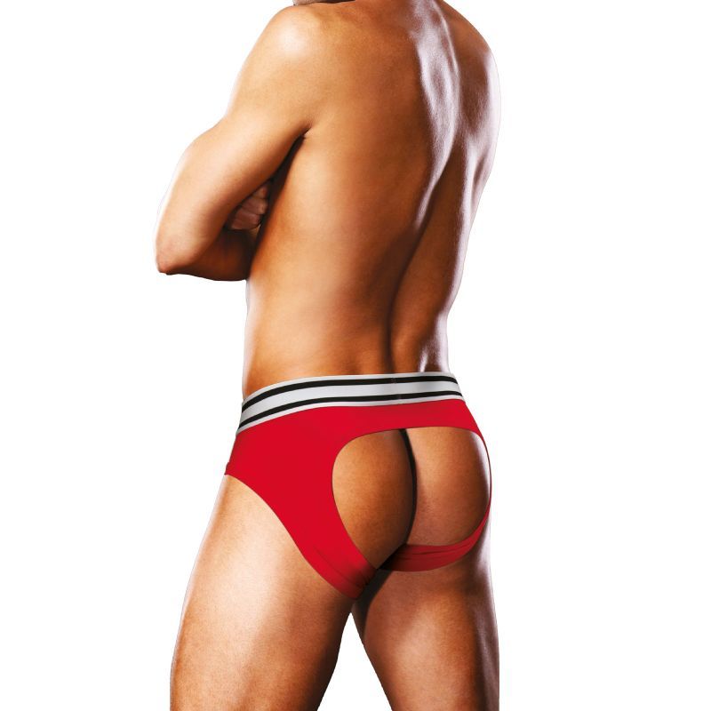 Prowler Open Back Brief White/Red > Clothes > Open Back Underwear - Tophatter Daily Deals