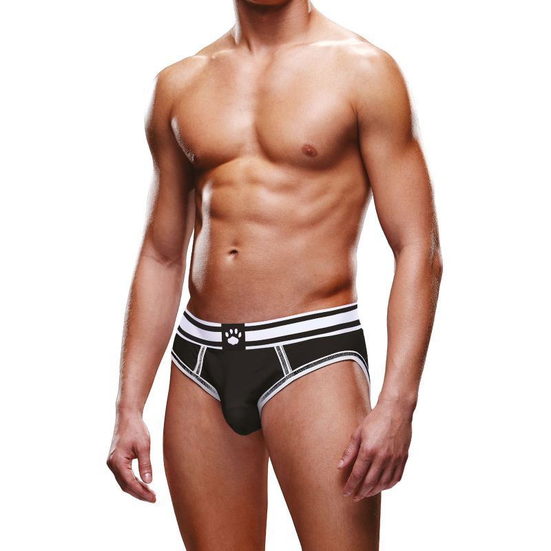 Prowler Open Back Brief White/Black > Clothes > Open Back Underwear - Tophatter Daily Deals