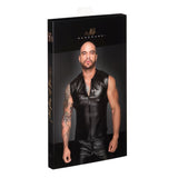 Powerwetlook Sleeveless Hooded Shirt with Two Way Zipper > Clothes > Mens Apparel - Tophatter Daily Deals