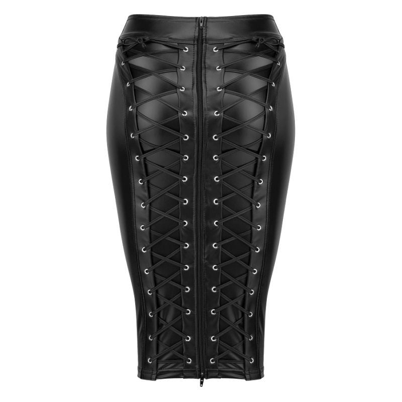Power Wetlook Pencil Skirt with Long Zipper > Clothes > Womens Latex - Tophatter Daily Deals