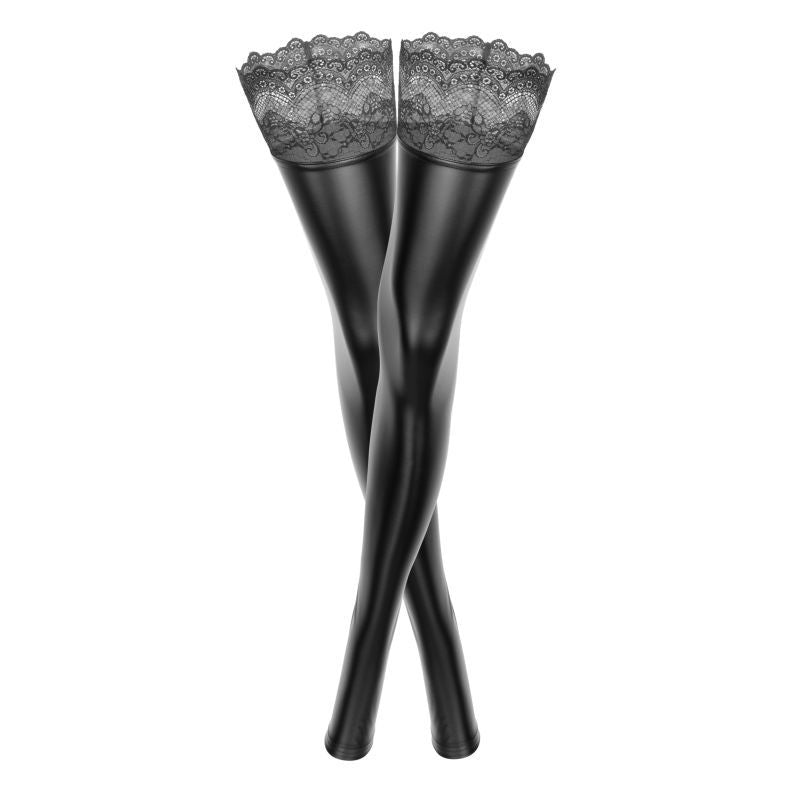 Power Wetlook Stockings with Silicone Lace for Perfect Hold > Clothes > Hosiery > Stockings - Tophatter Daily Deals