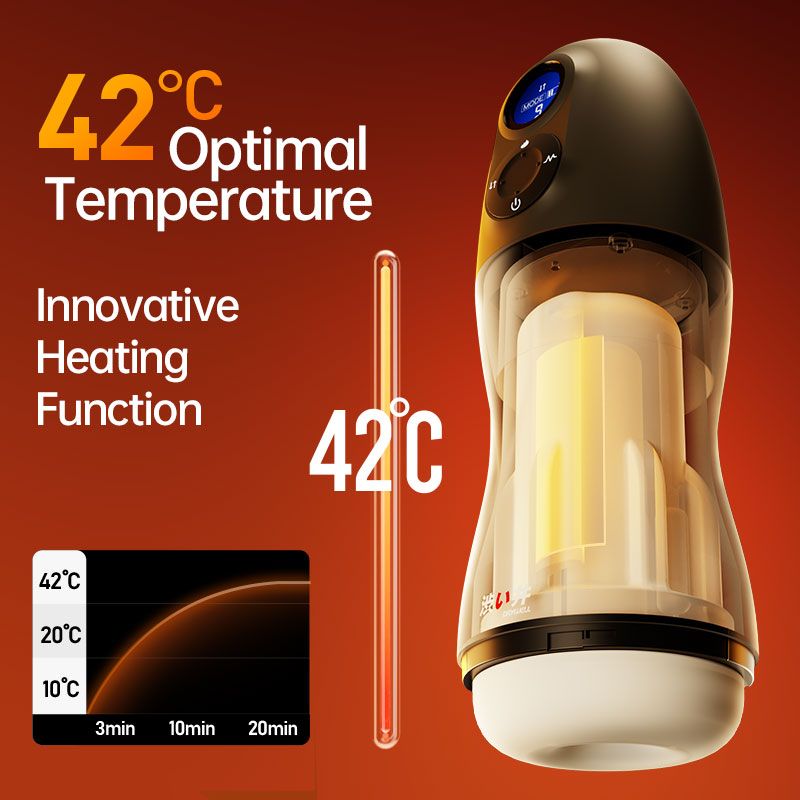 Atom Electronic Masturbator with Heating and Vibration Modes > Sex Toys For Men > Masturbators > Vibrating - Tophatter Daily Deals