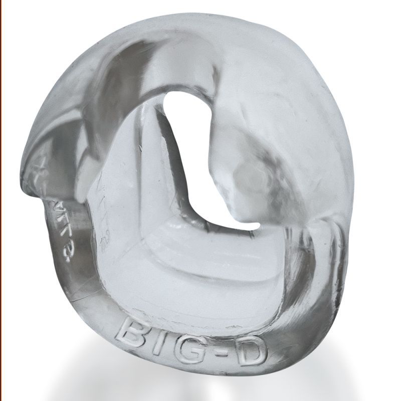 Big D Shaft Grip Cock Ring Clear > Cock Ring > Single - Tophatter Daily Deals