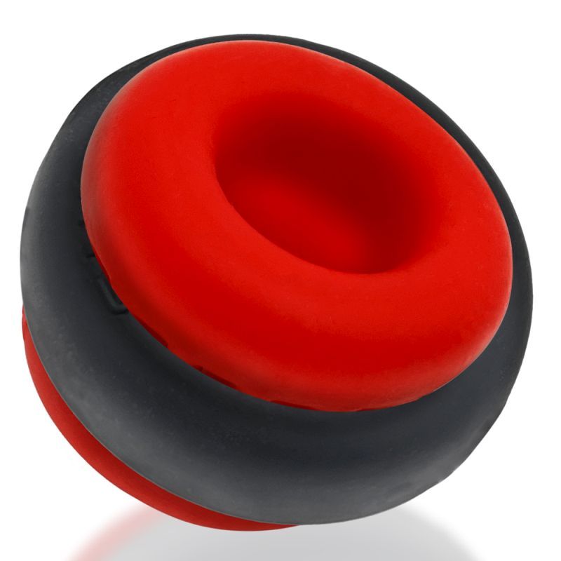 Ultracore Core Ballstretcher with Axis Ring in Red Ice > Sex Toys For Men > Ball Stretchers - Tophatter Daily Deals