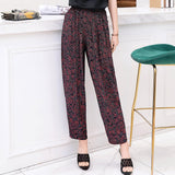 Bloomers plus size mother pants cotton linen pants 2color 0 - Tophatter Daily Deals