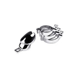 Silver Metal Chastity Cage Adjustable for Enhanced Dominance and Surrender > Bondage Gear > Male Chastity - Tophatter Daily Deals
