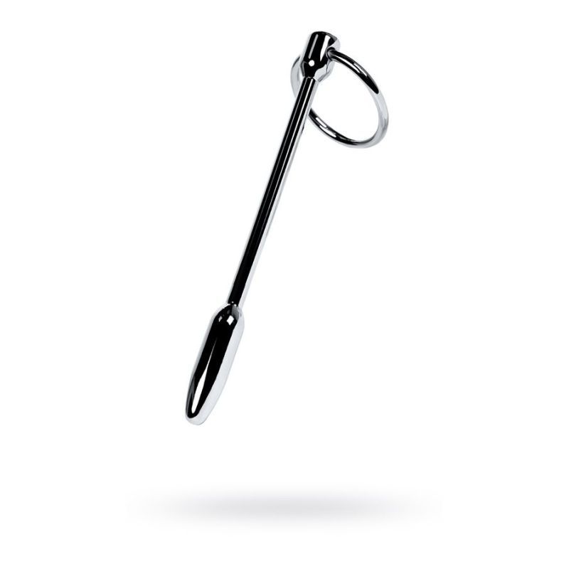 Silver Metal Urethral Plug with Ring for Pleasure and Stimulation > Sex Toys For Men > Sounding Rods - Tophatter Daily Deals