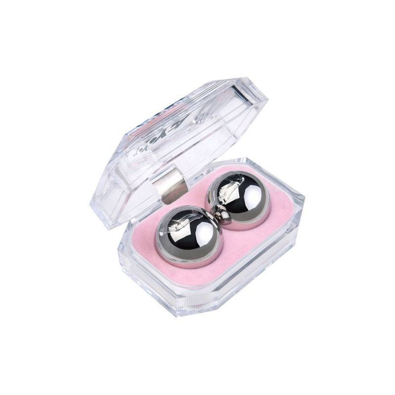 Silver Metal 2 Piece Vaginal Balls 3 Centimeters – Medical Steel Vaginal Balls > Sex Toys For Ladies > Vibrating Eggs - Tophatter Daily Deals