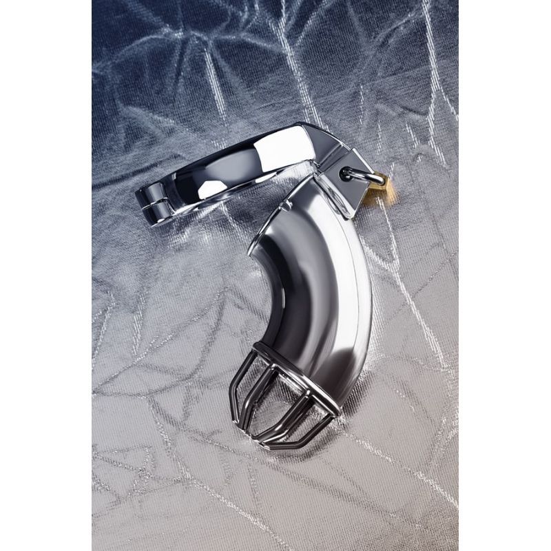 Silver Metal Cock Cage with Rings and Lock > Bondage Gear > Male Chastity - Tophatter Daily Deals