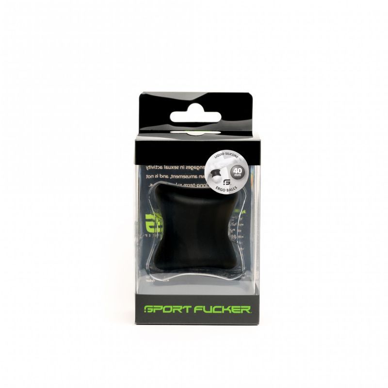Ergo Balls 40mm Black Set of 2 > Sex Toys For Men > Ball Stretchers - Tophatter Daily Deals