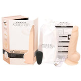 Rotating 8 Inch Vibrating Dildo with Remote in Vanilla > Dildos > Strap On Dildos - Tophatter Daily Deals