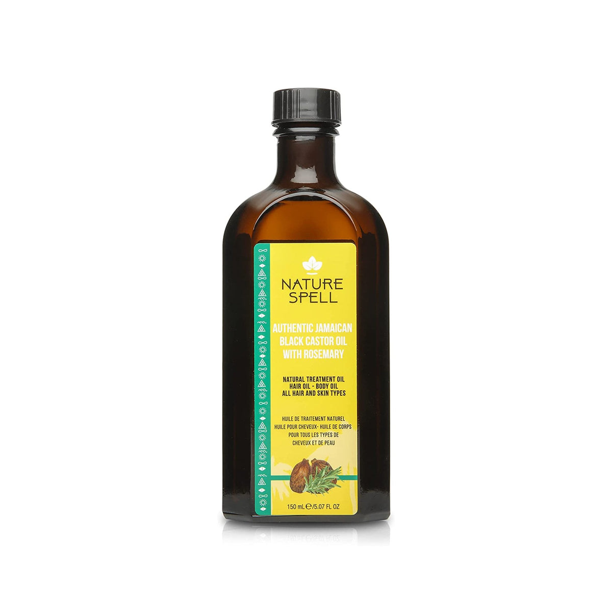 Nature Spell Jamaican Black Castor Oil Treatment Oil 150ml Bottle Default Title - Tophatter Daily Deals