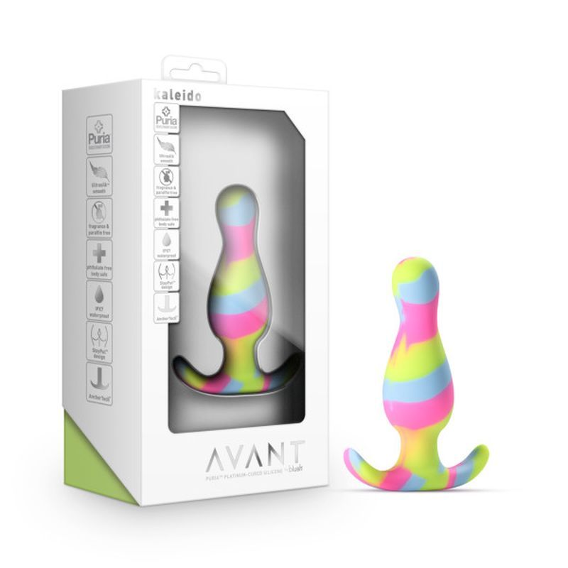 Avant Kaleido (Lime) – Ultrasilk Smooth Silicone Curved Vibrator > Anal Range > Vibrating Butt Plugs - Tophatter Daily Deals