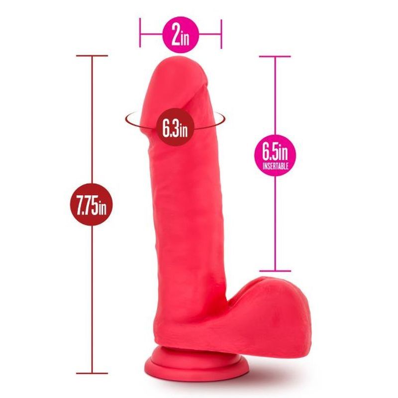 Ruse Big Poppa Cerise Dildo 6.6 Inch Insertable Length > Dildos > Realistic Dildos - Tophatter Daily Deals