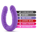 Ruse Silicone Slim 18in Purple Double Dong Dildo 1.5in Wide > Dildos > Double Dildos - Tophatter Daily Deals