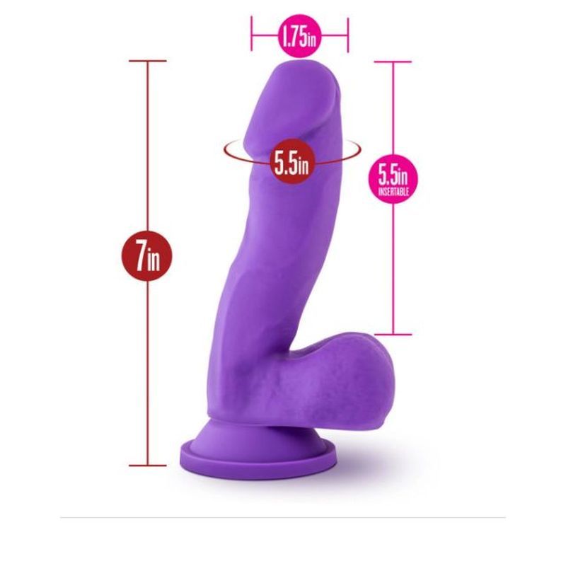Ruse Juicy Purple Dong 7 Inch Realistic Dildo > Dildos > Realistic Dildos - Tophatter Daily Deals
