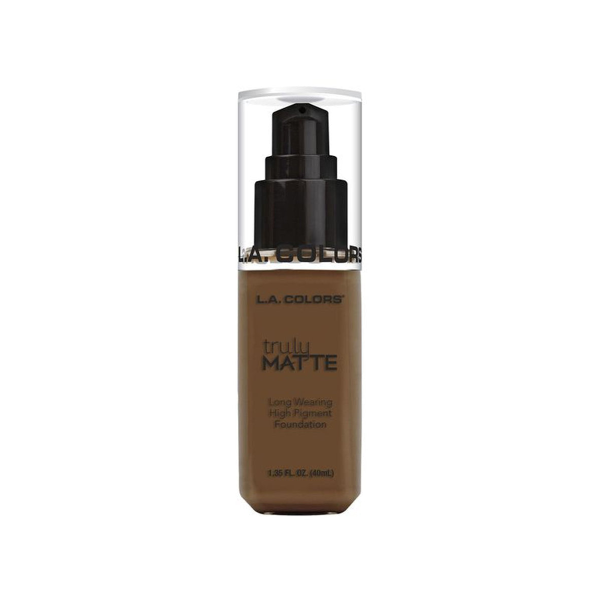 LA Colors Trully Matte Foundation - Mahogany Default Title - Tophatter Daily Deals