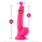 Ruse Shimmy Hot Pink Dong 6 Inch Insertable Pleasure Toy > Dildos > Realistic Dildos - Tophatter Daily Deals