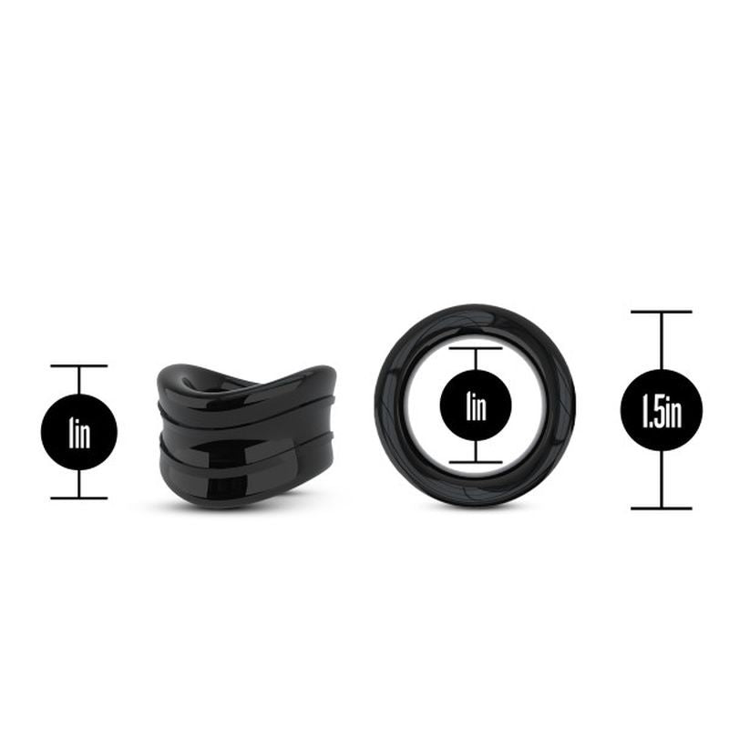 Stay Hard Beef Ball Stretcher Snug 1 Inch Black > Sex Toys For Men > Ball Stretchers - Tophatter Daily Deals