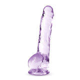 Naturally Yours 8 Inch Crystaline Dildo Amethyst > Dildos > Realistic Dildos - Tophatter Daily Deals