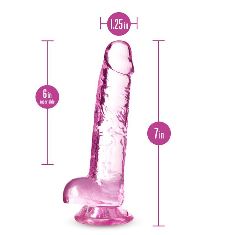 Naturally Yours Crystaline 7 Inch Dildo with Suction Cup Base > Dildos > Realistic Dildos - Tophatter Daily Deals