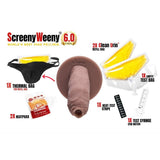 Screeny Weeny 6.0 Uncut Nordic White - Premium Fake Penis Drug Screening - Tophatter Daily Deals