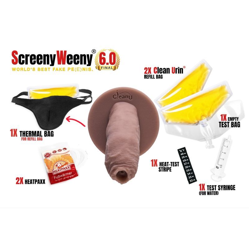 Screeny Weeny 6.0 Uncut Nordic White - Premium Fake Penis Drug Screening - Tophatter Daily Deals