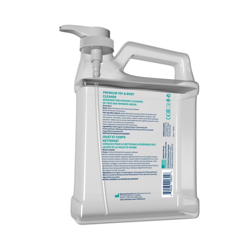 Swiss Navy Toy and Body Cleaner 1 Gallon Natural Tea Tree Oil and Lavender > Essentials > Toy Cleaners - Tophatter Daily Deals