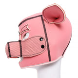 Neoprene Pig Mask (Pink) – Comfortable Neoprene Rubber Mask > Bondage Gear > Masks - Tophatter Daily Deals