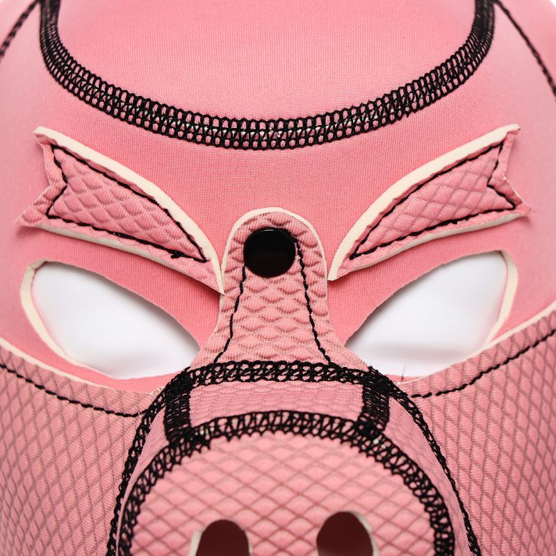 Neoprene Pig Mask (Pink) – Comfortable Neoprene Rubber Mask > Bondage Gear > Masks - Tophatter Daily Deals