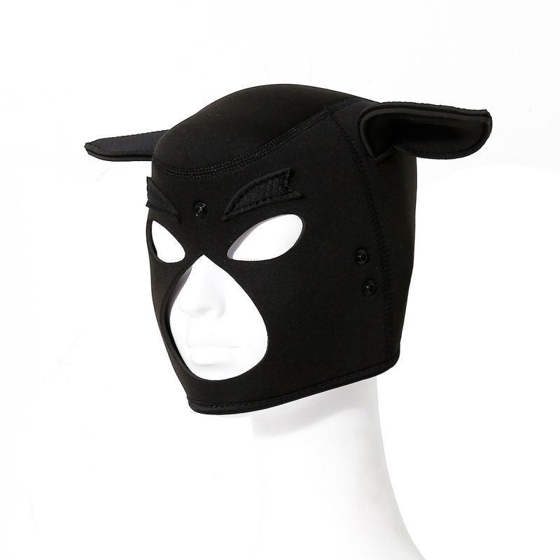 Neoprene Pig Mask (Black) – Comfortable Padded Fit Mask > Bondage Gear > Masks - Tophatter Daily Deals