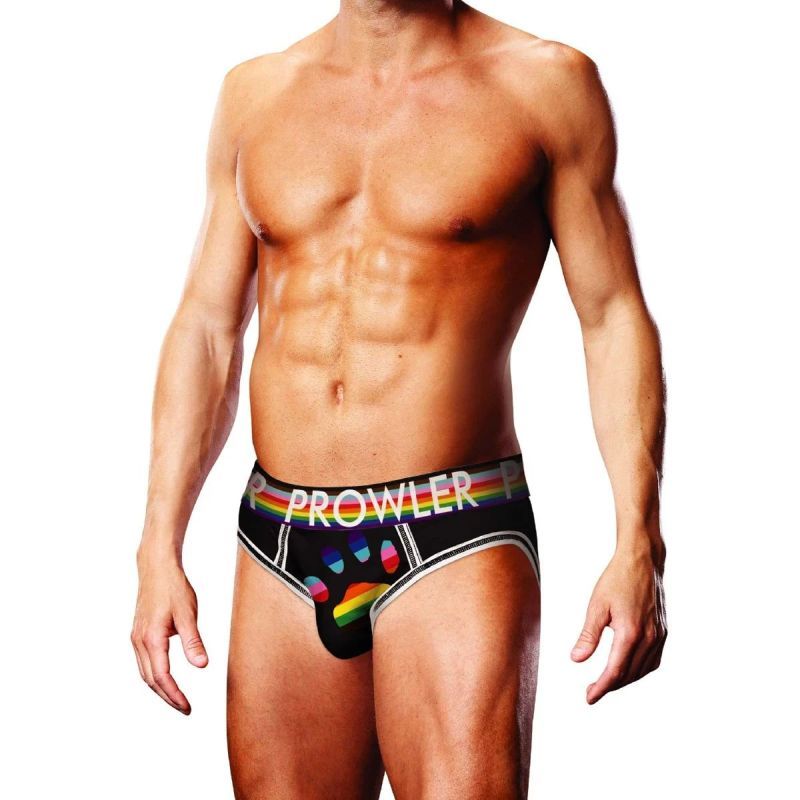 Prowler Oversized Paw Open Back Brief Black > Clothes > Open Back Underwear - Tophatter Daily Deals