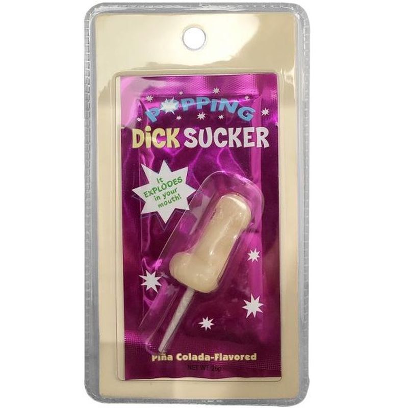Popping Dick Sucker (Pina Colada) – Explosive Edible Treat > Novelties > Candy & Edible Items - Tophatter Daily Deals