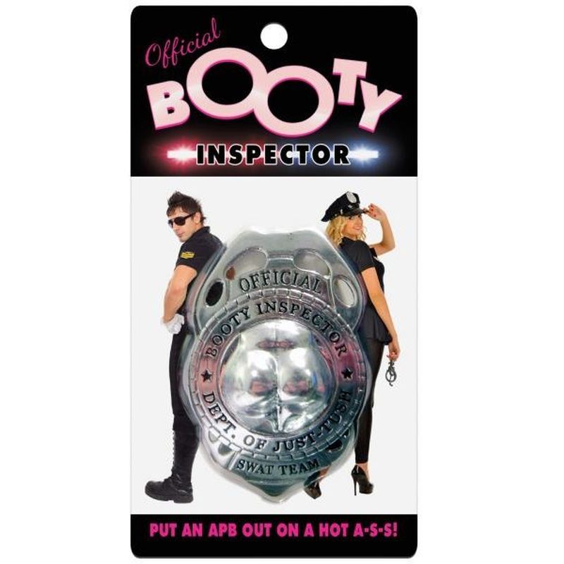 Booty Inspector Badge – Fun Party Accessory Badge > Novelties > Gag Gifts - Tophatter Daily Deals