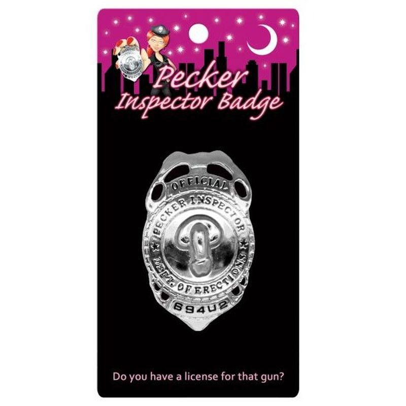 Pecker Inspector Badge – Novelty Party Accessory > Novelties > Gag Gifts - Tophatter Daily Deals