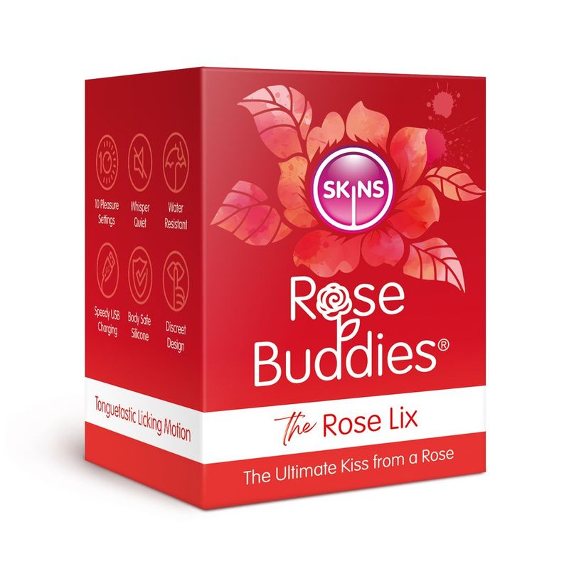 Skins Rose Buddies The Rose Flix (Red) Clitoral Massager > Sex Toys For Ladies > Rose Stimulators - Tophatter Daily Deals