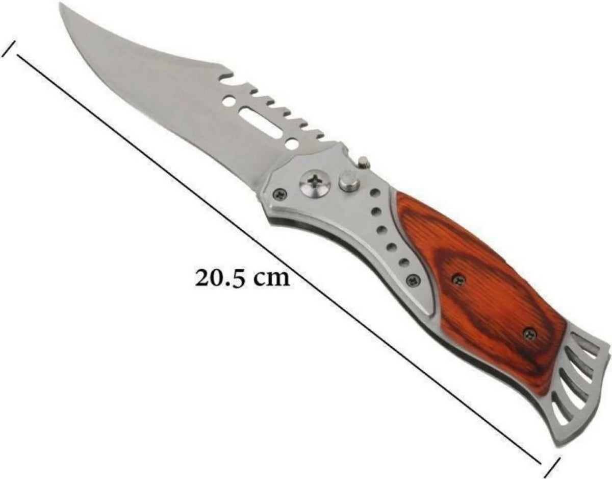 BUTTON OPENING FOLDING POCKET KNIFE SMALL - 719 - Tophatter's Army Deals KNIVES - Tophatter Daily Deals
